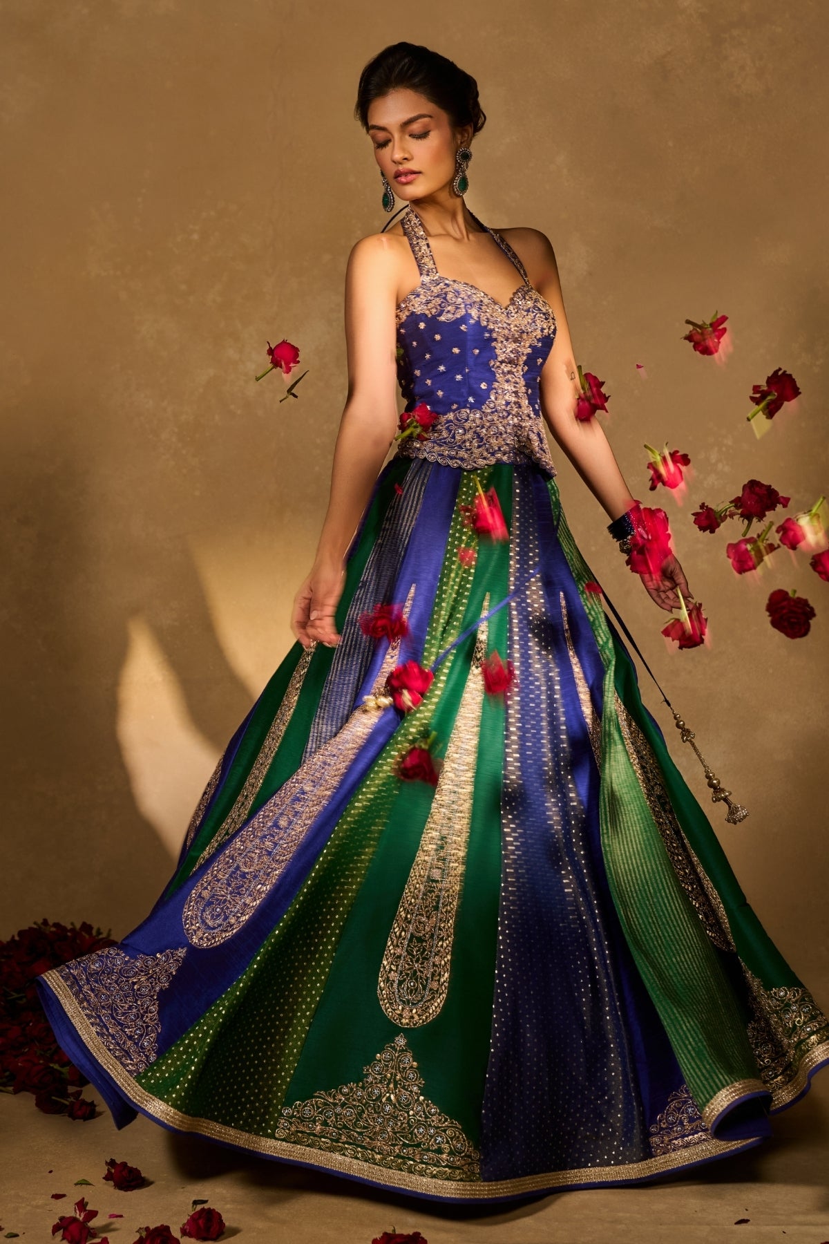 BLUE NAINA LEHENGA