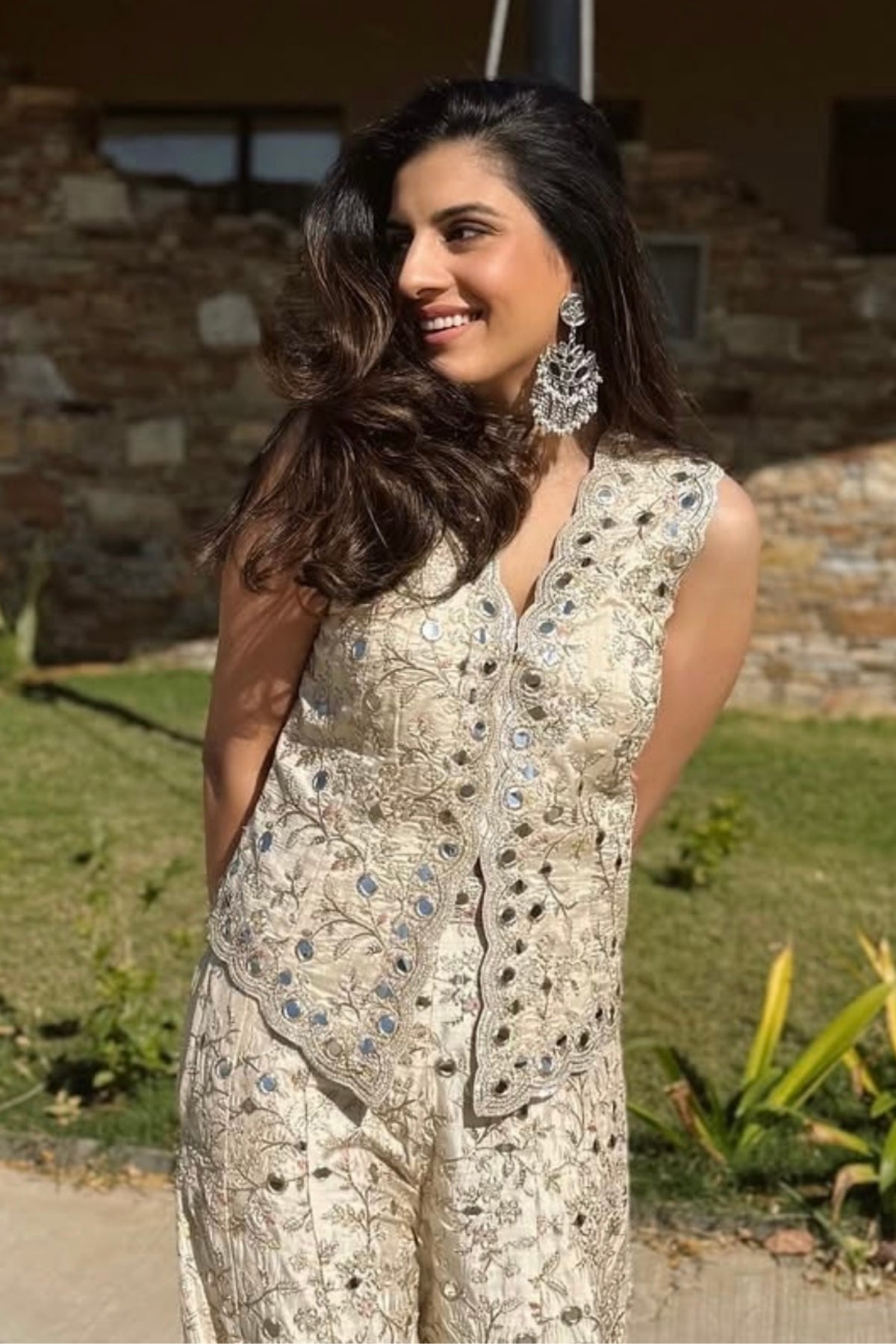 Sachi Gilani in Akila Pant Set