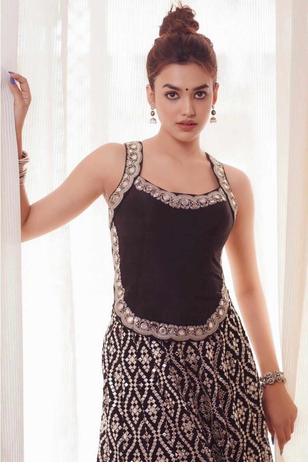 Vidhi Yadav in Roshni Lehenga Set