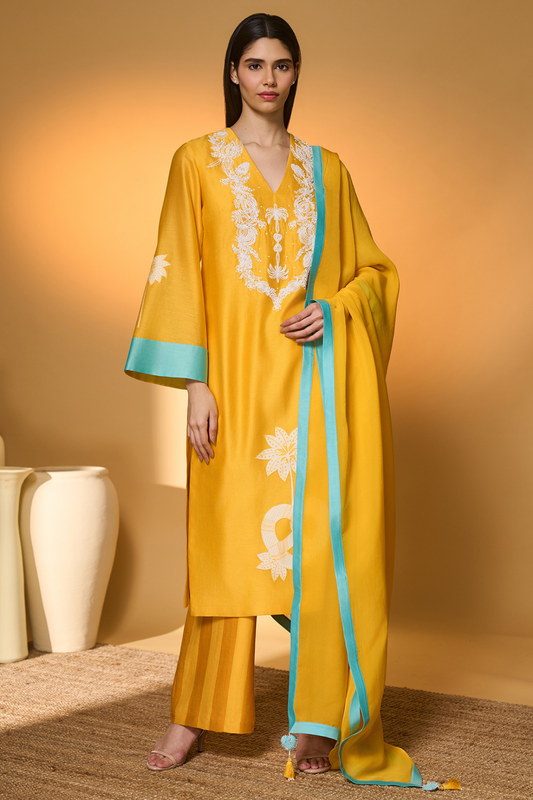 Yellow Jungle Bakery Kurta Set