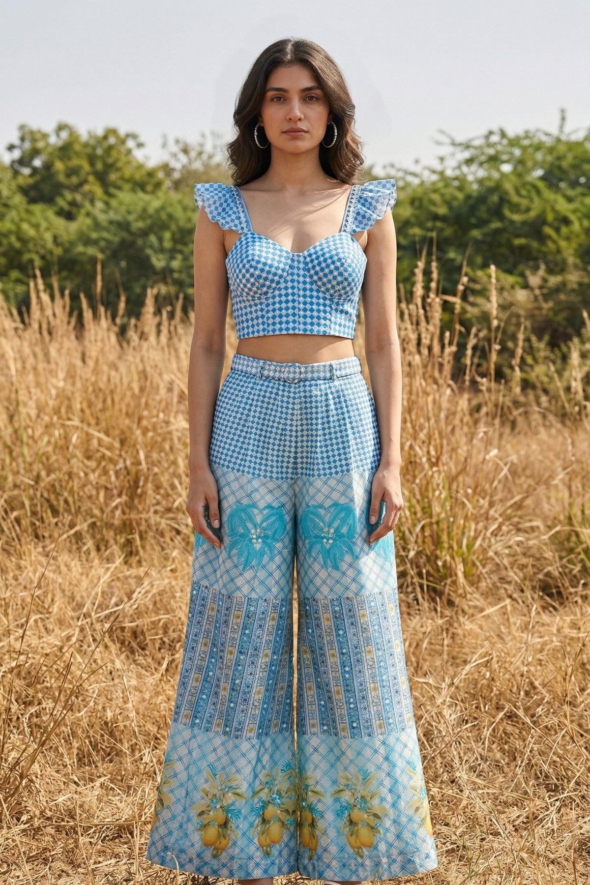 Organza Pant Set