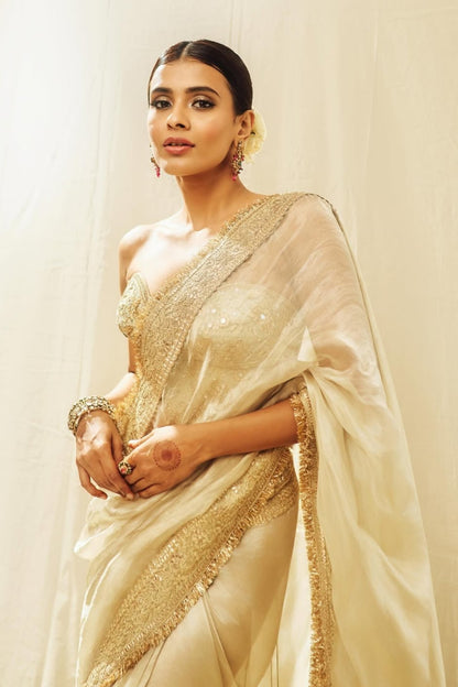 Hebah Patel in Zoya saree Set