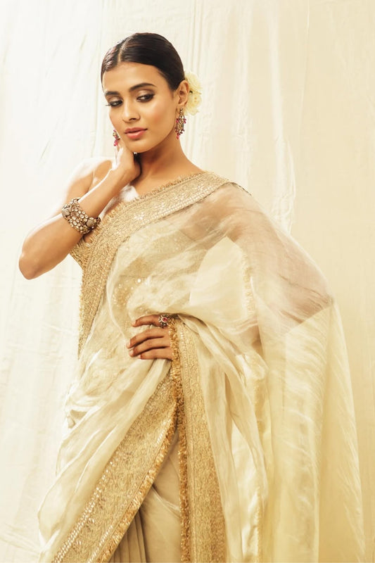 Hebah Patel in Zoya saree Set