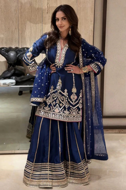Seema Kiran Sajdeh in Preesha Sharara Set