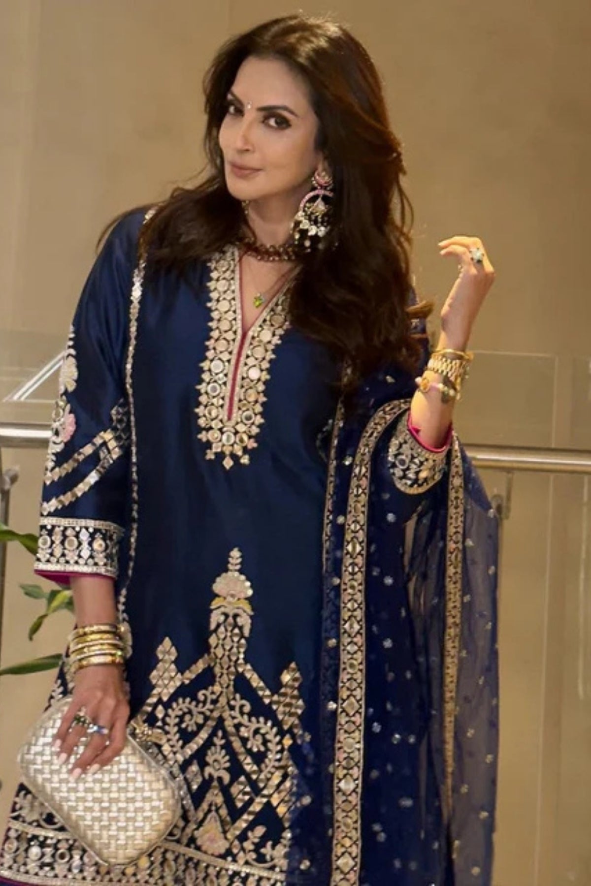Seema Kiran Sajdeh in Preesha Sharara Set