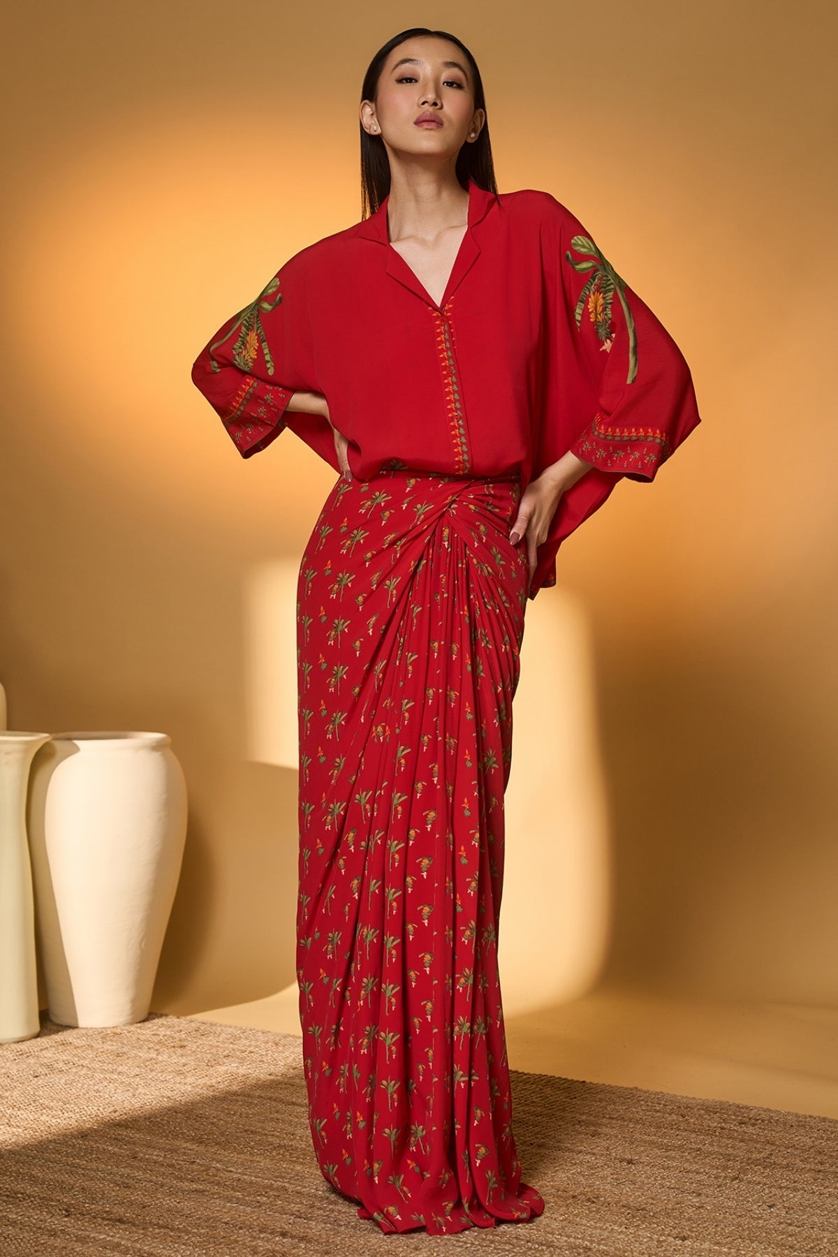 Red Tropical Fusion Set