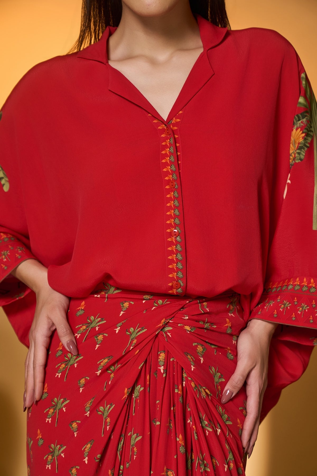 Red Tropical Fusion Set