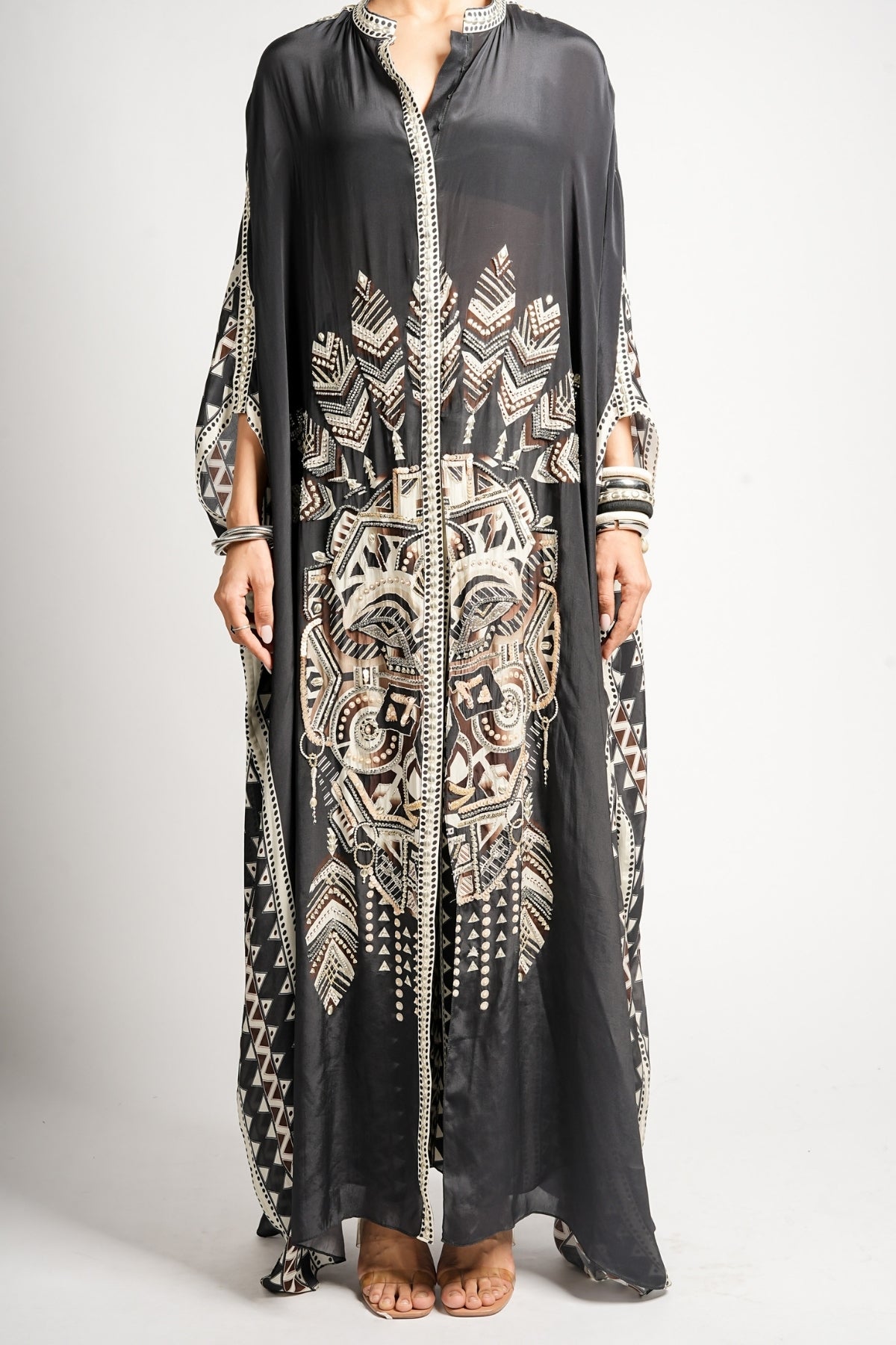 Zahra Mask Kaftan Set