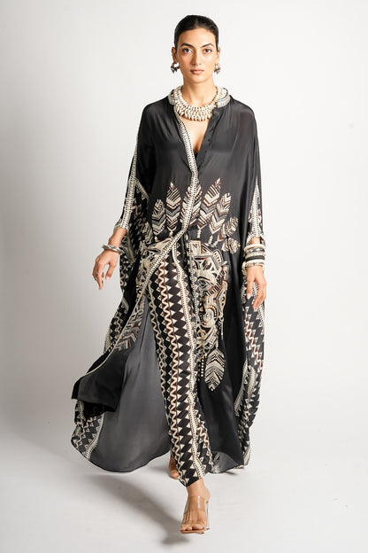 Zahra Mask Kaftan Set