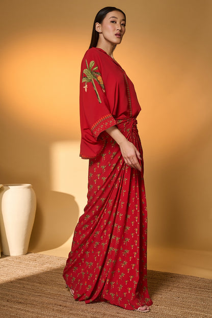 Red Tropical Fusion Set