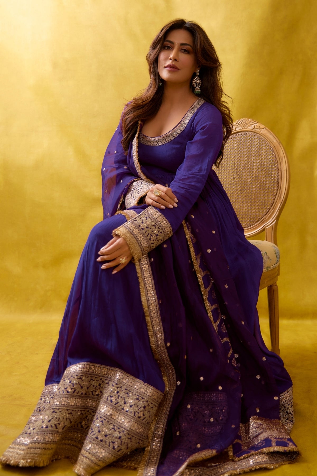 Chitrangada Anarkali Set