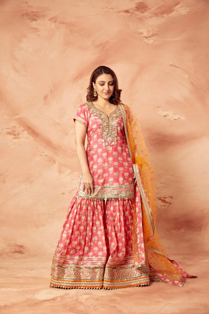 Soha Ali Khan in Sherry Sharara Set