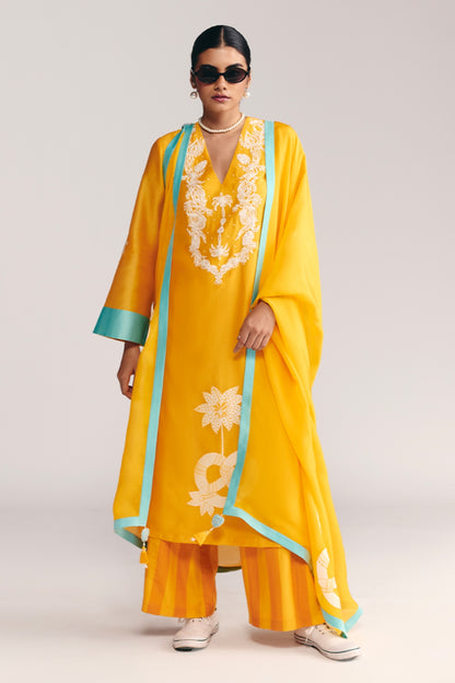 Yellow Jungle Bakery Kurta Set