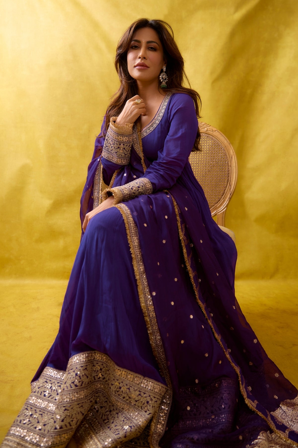 Chitrangada Anarkali Set