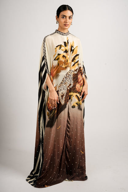 Noir Safari Kaftaan Set