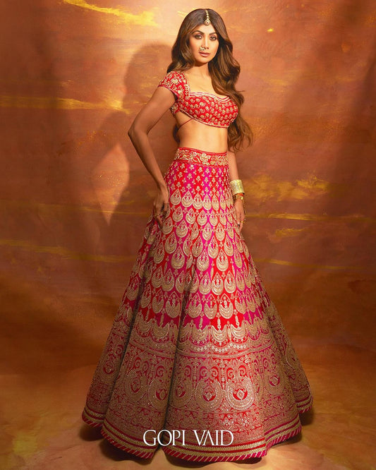 Shilpa Shetty Golconda lehenga set