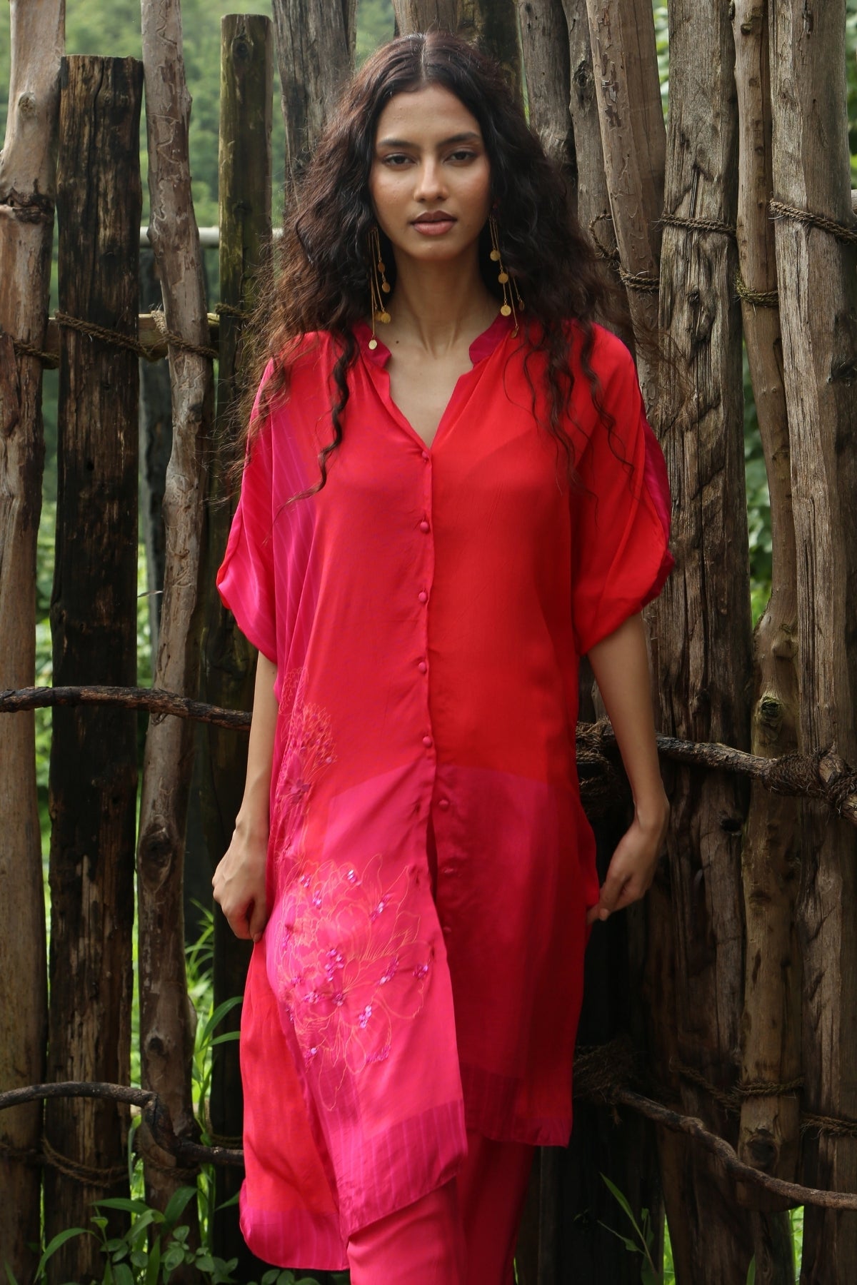 Pink Crepe Co-Ord Set