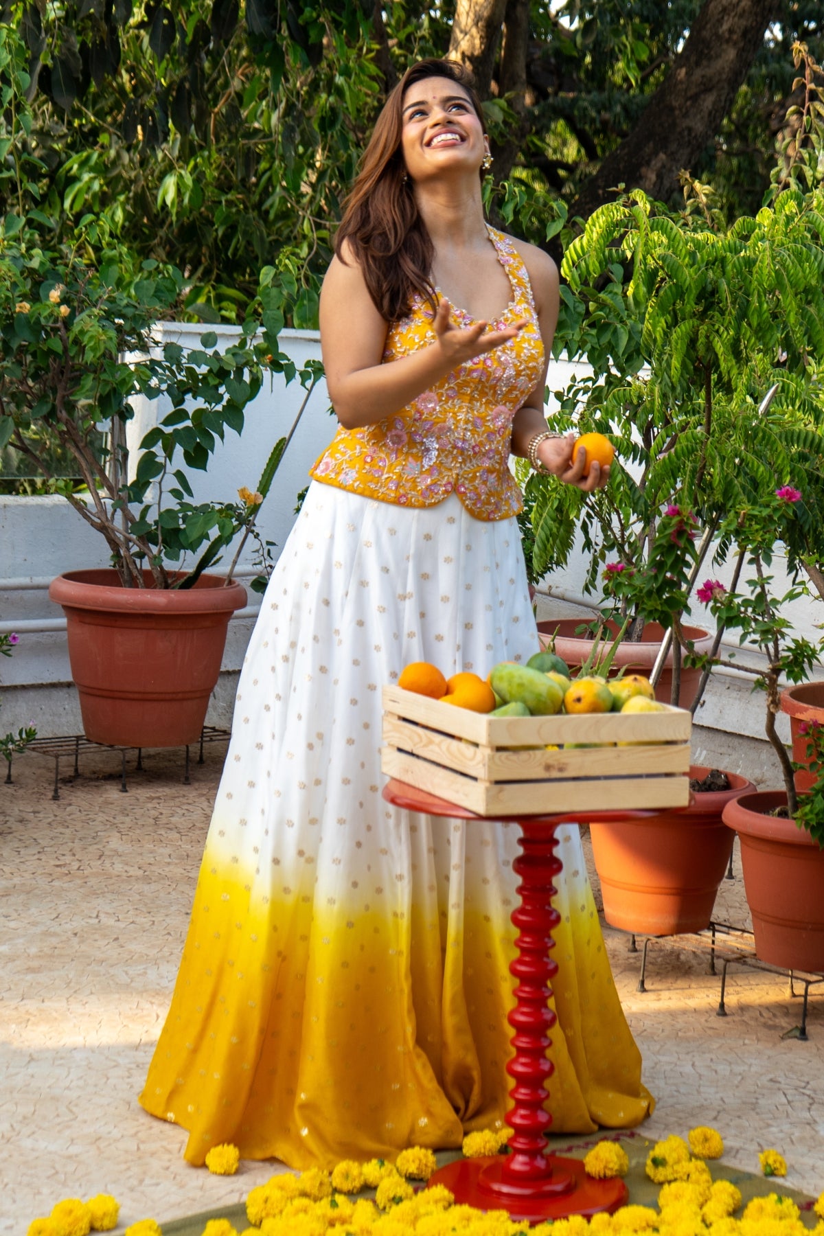 ZEENAT OMBRE LEHENGA