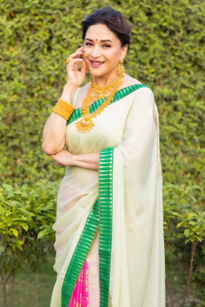 Mint Turtle Tale Saree