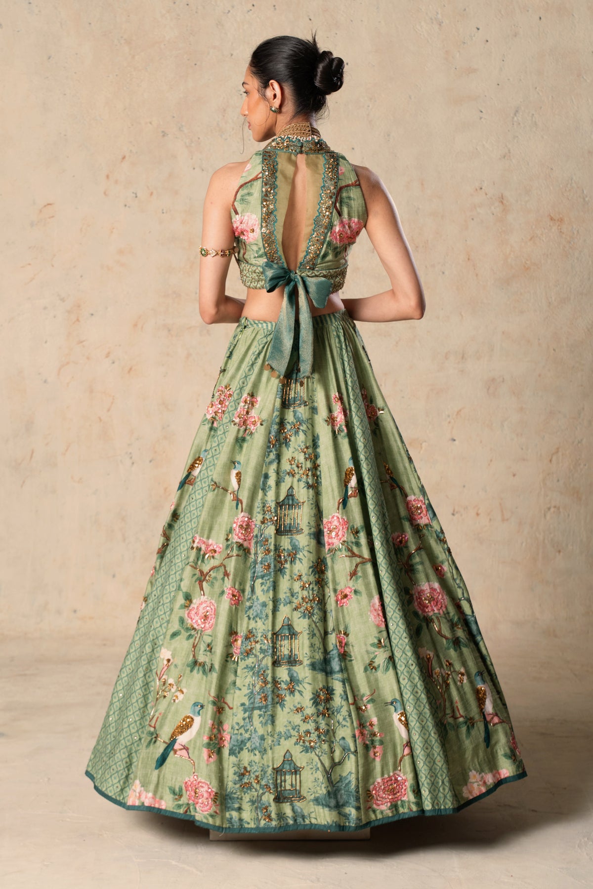 Emerald symphony Lehenga Set