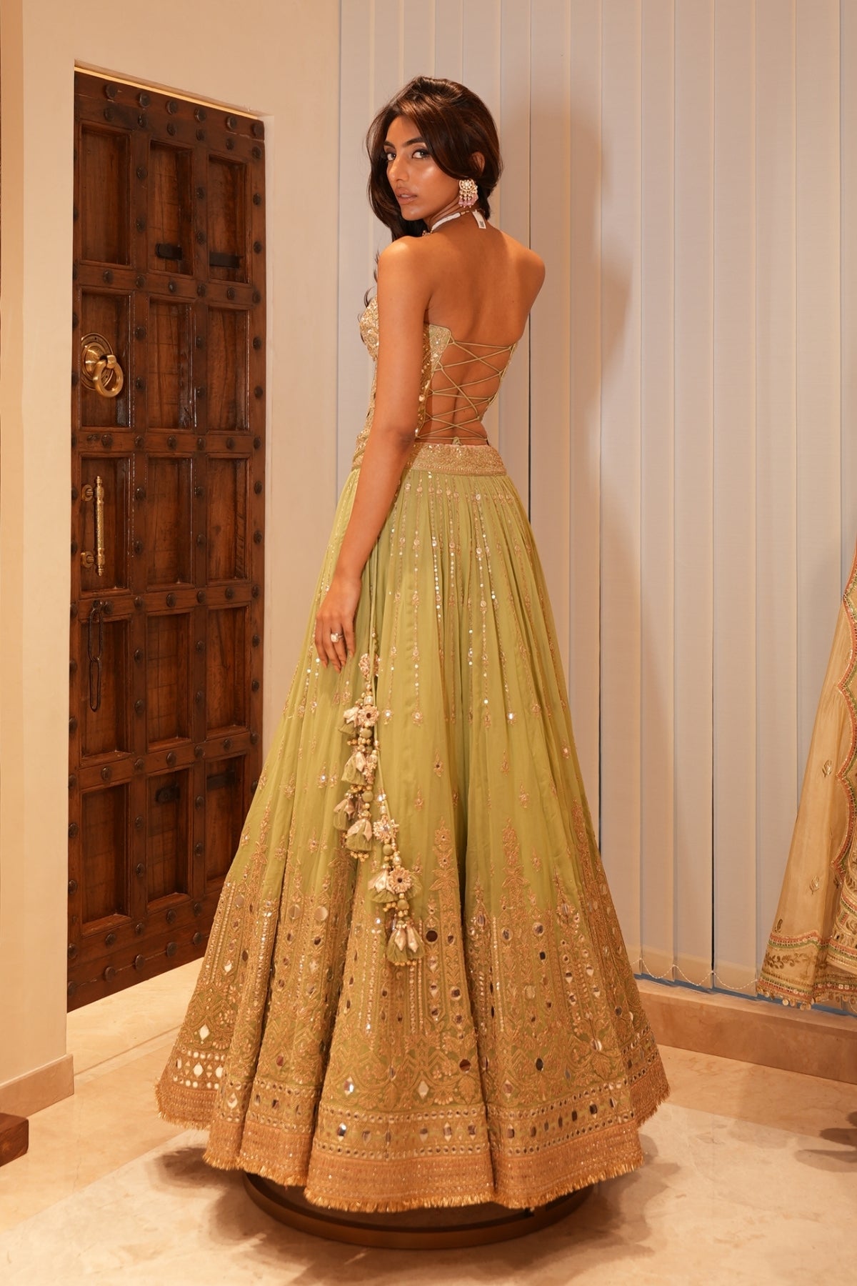 Mallaikaa Chheda in Zivaya Lehenga Set