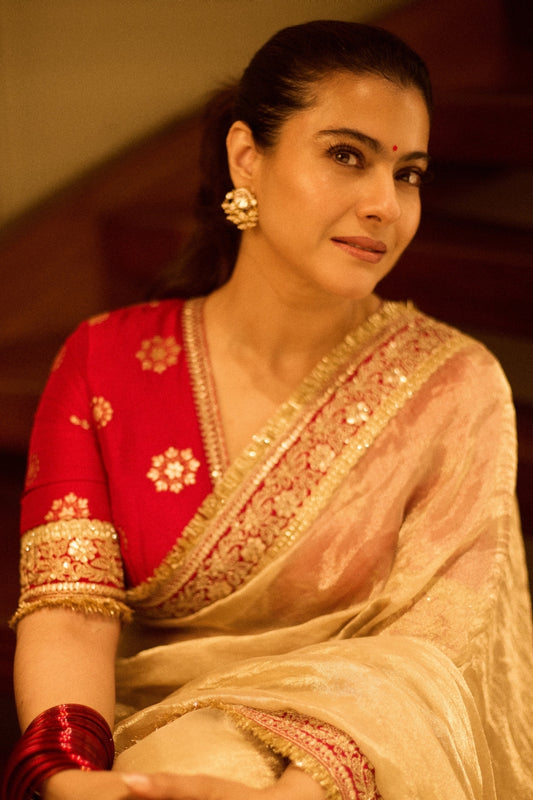 Kajol in Farida Saree Set
