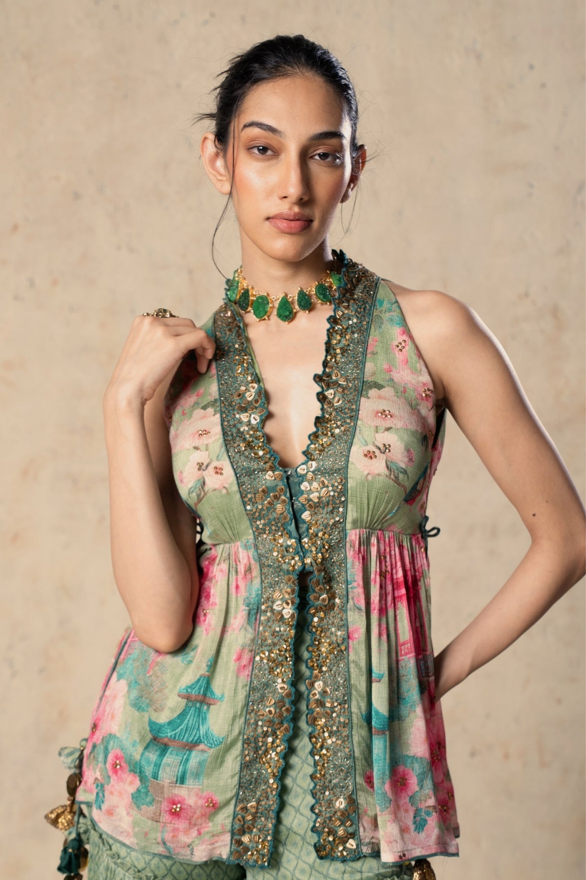 Emerald Flow Pant set