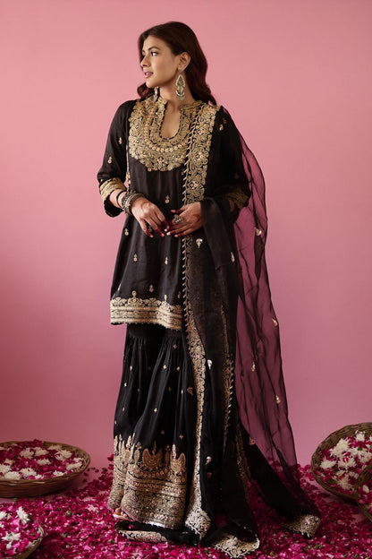 Heba in Shiddat Sharara Set