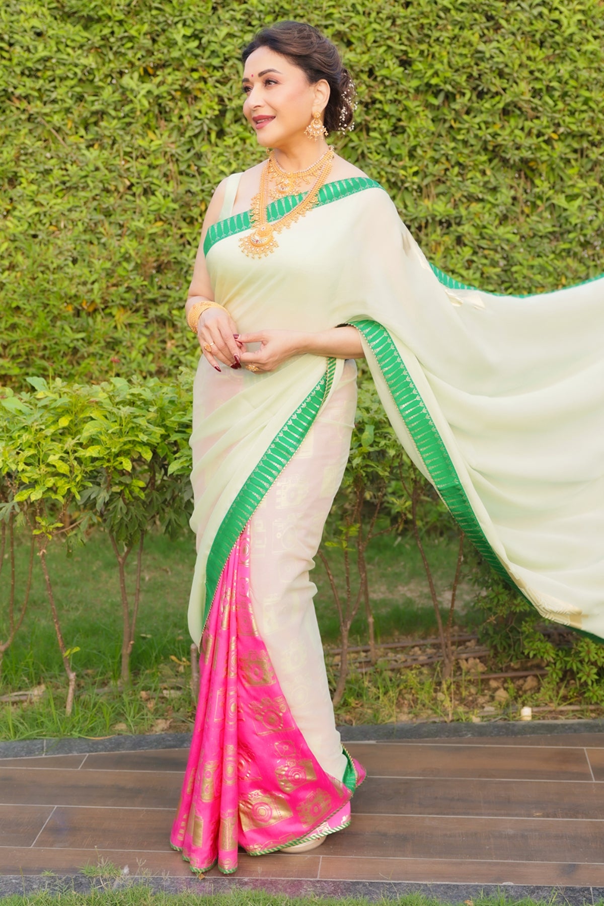 Mint Turtle Tale Saree