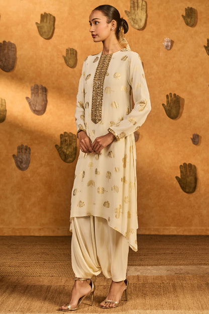 Ivory Windrose Kurta Set