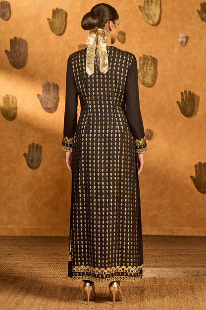 Black Snowlight Kurta Set