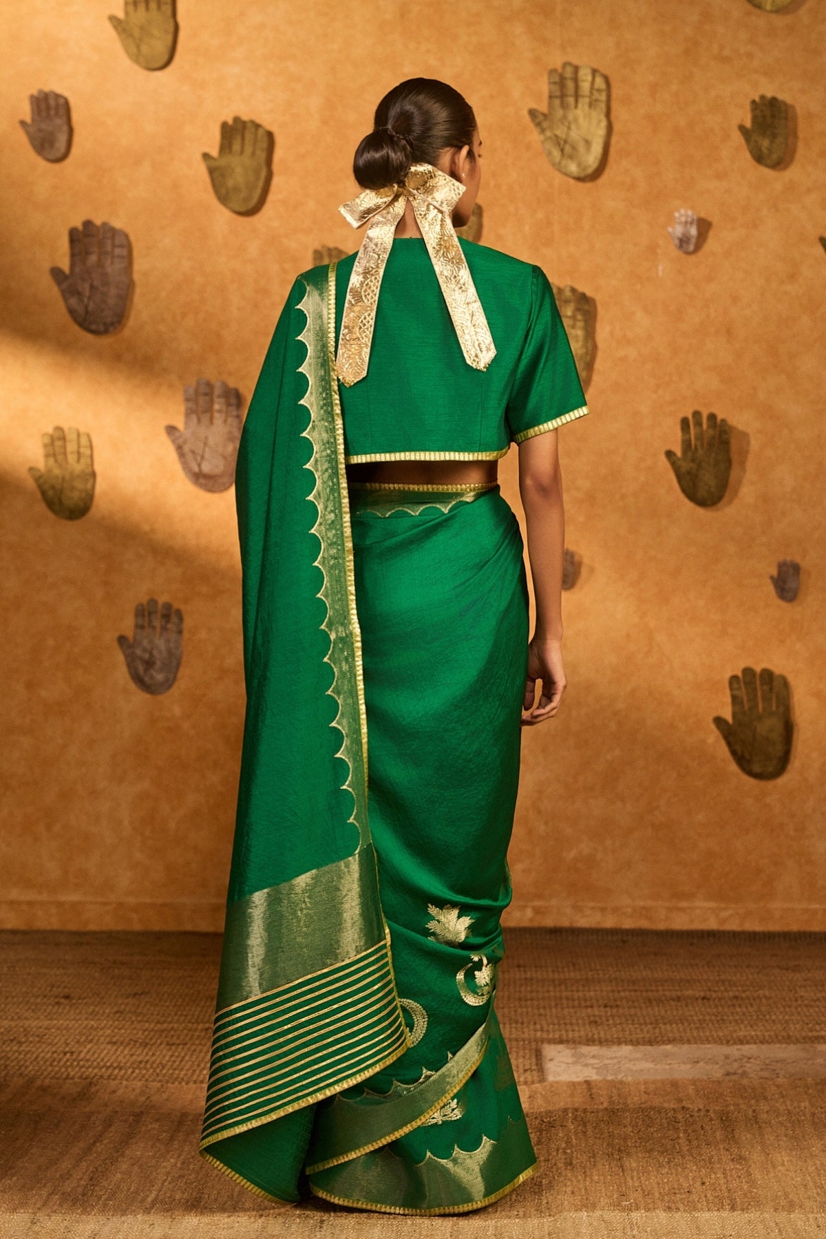Green Coco Groove Saree
