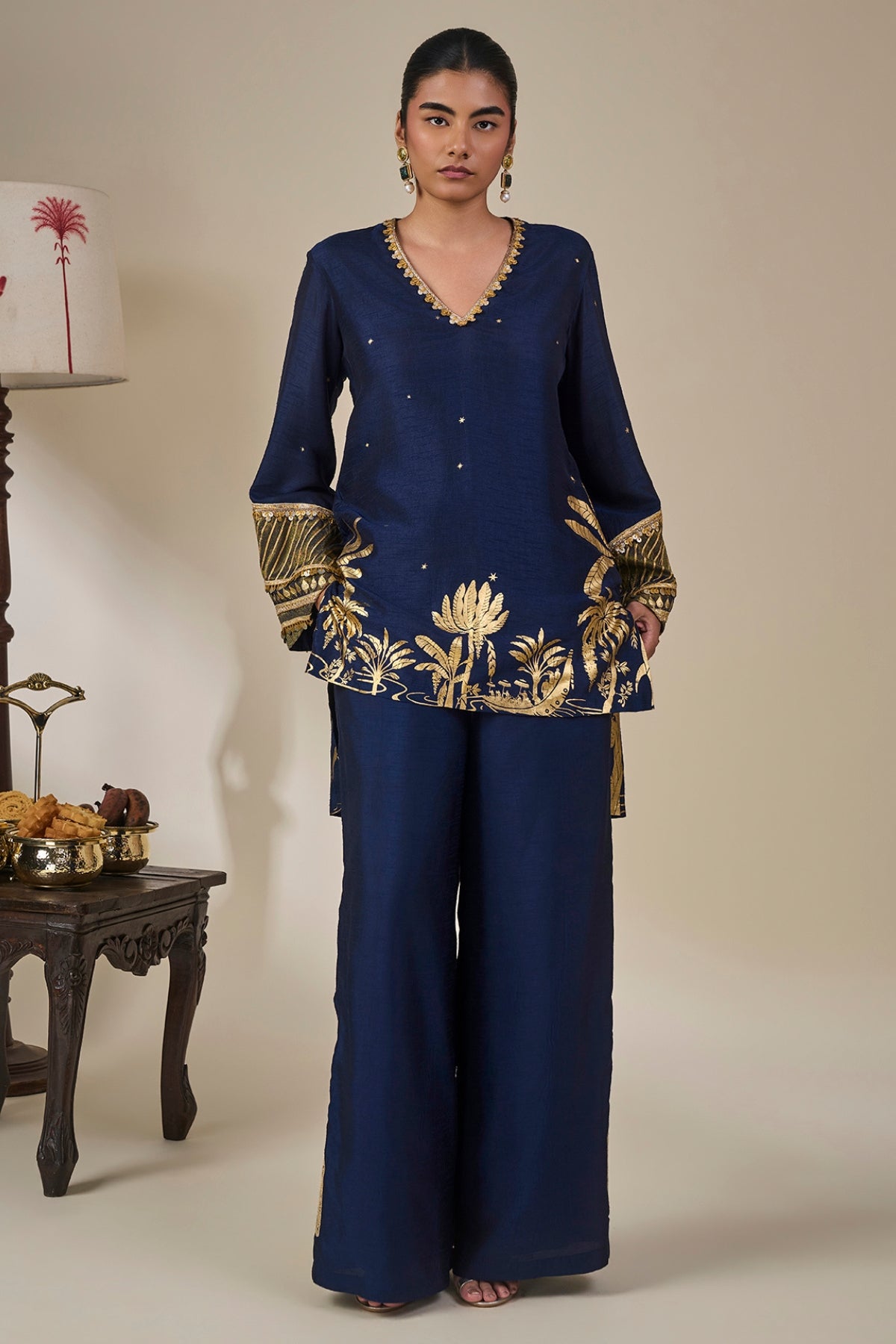Backwater Postcards Kurta Set