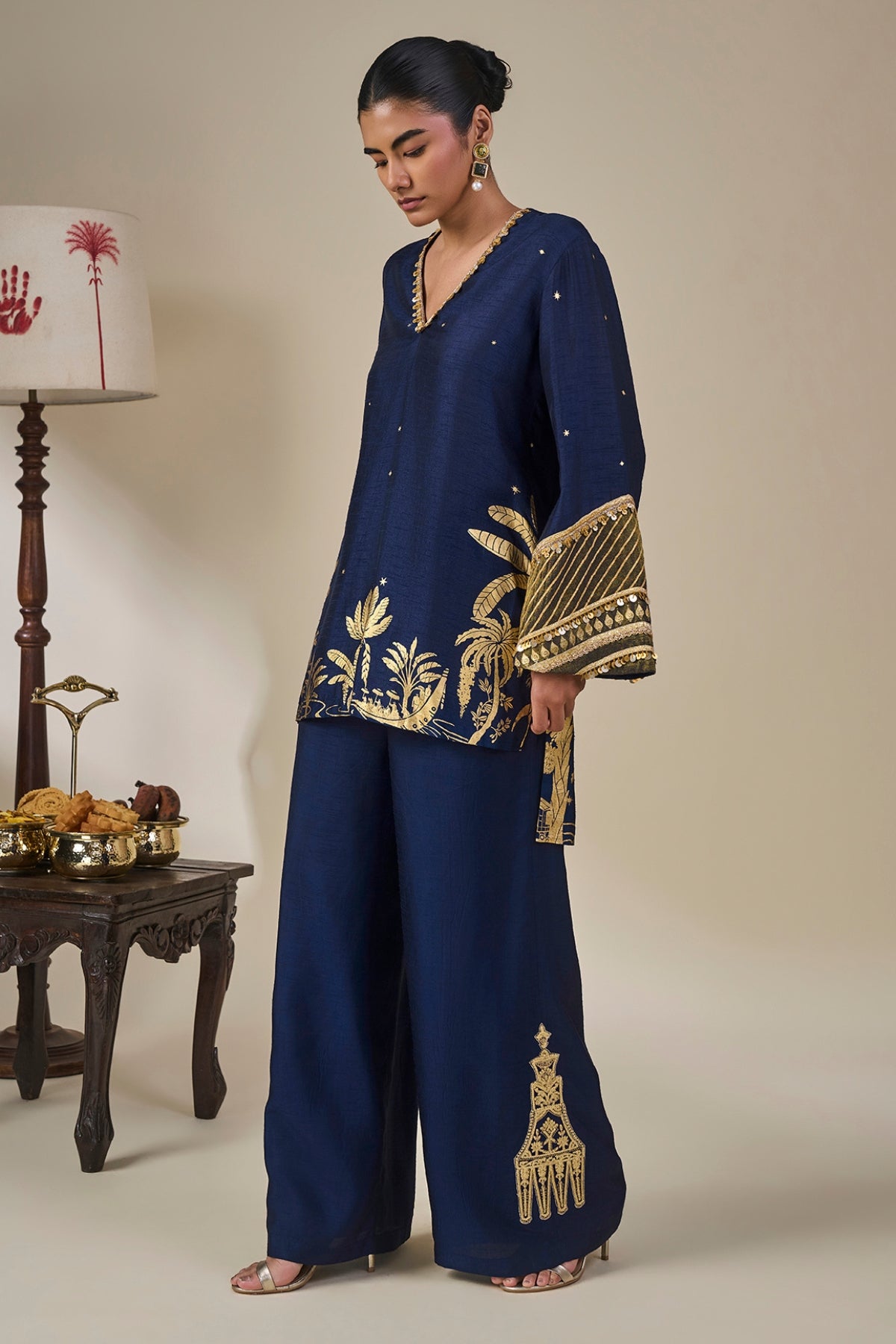 Backwater Postcards Kurta Set