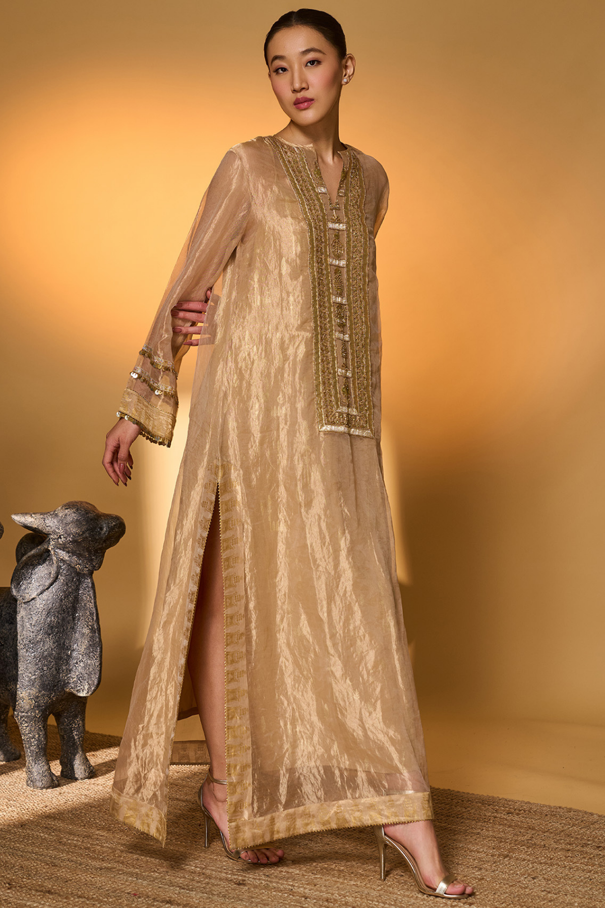 Gold Moonfield Tales Kaftan