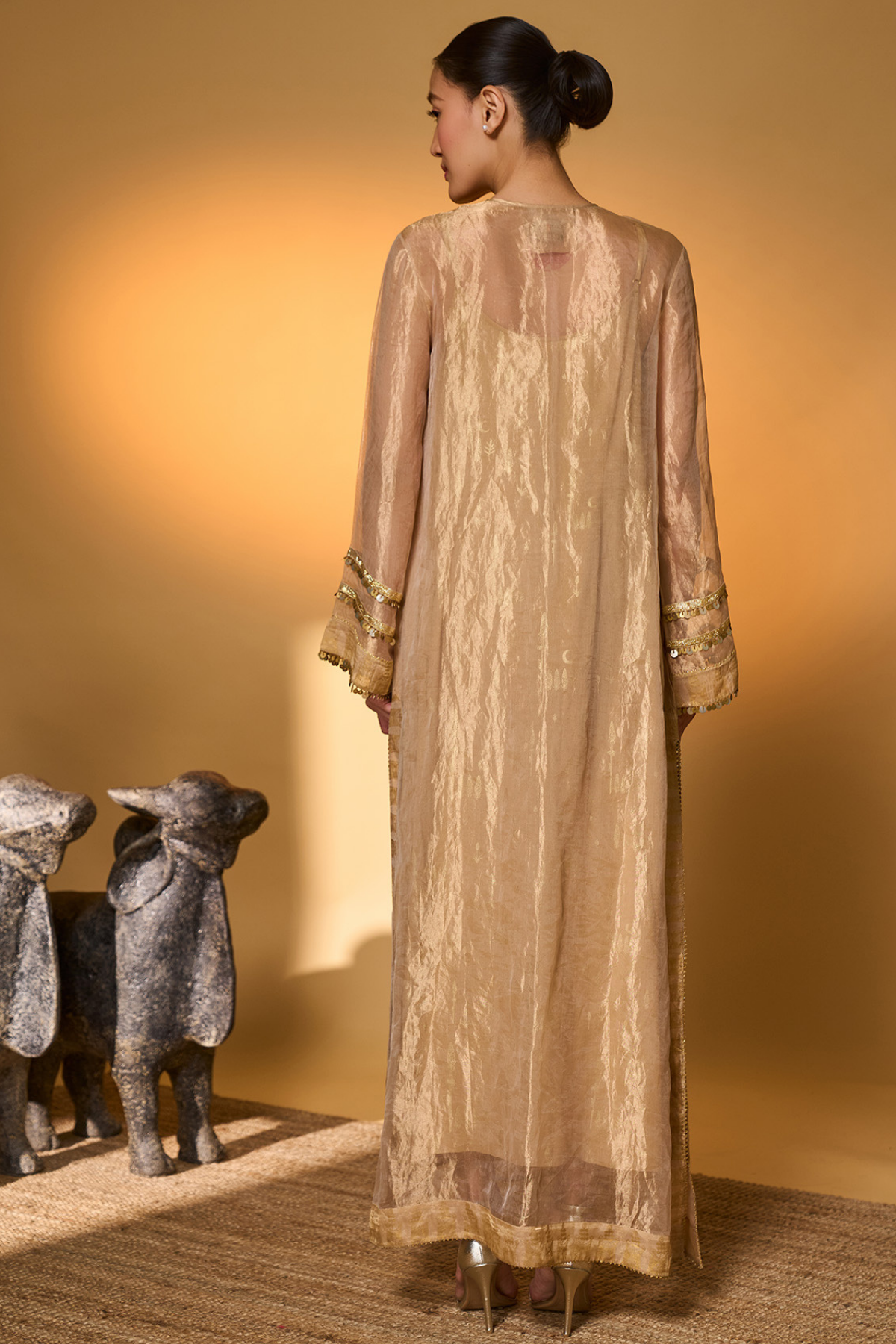 Gold Moonfield Tales Kaftan