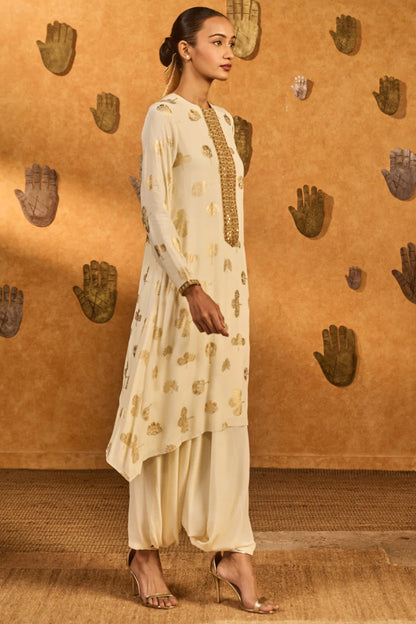 Ivory Windrose Kurta Set