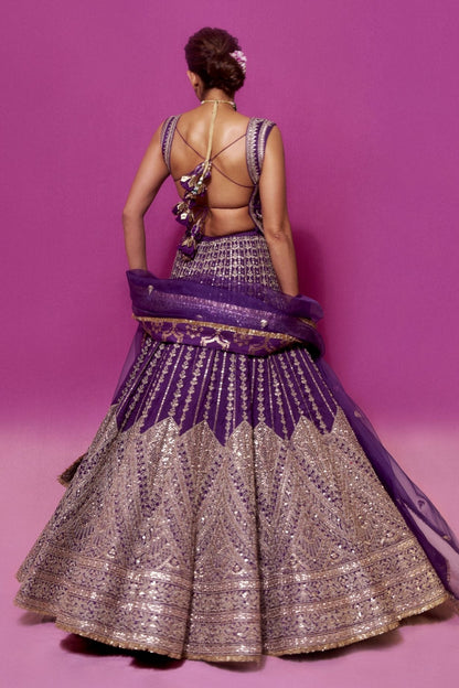 Kubbra sait in Razia Lehenga Set