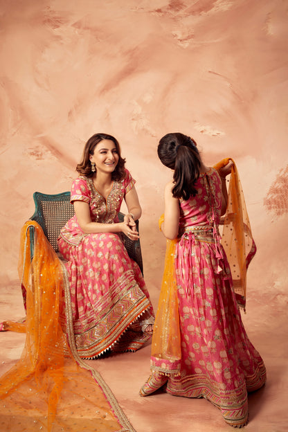 Soha Ali Khan in Sherry Sharara Set
