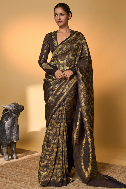 Soorma Chaand Chaukor Saree