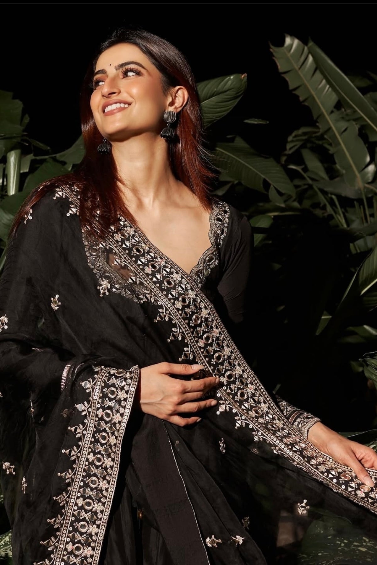 Palak Tiwari in Srivani AG Set
