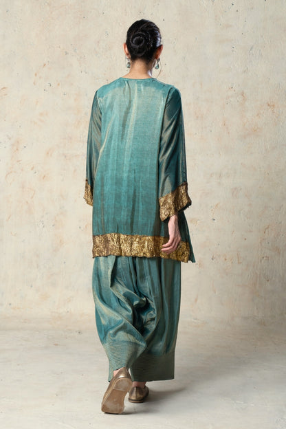 Green Sharara Set