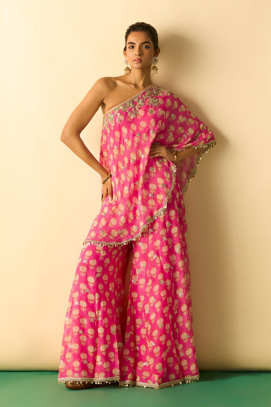 Chhavi One Shoulder Set
