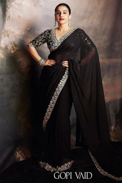 Vidya Balan in Meili Saree Set