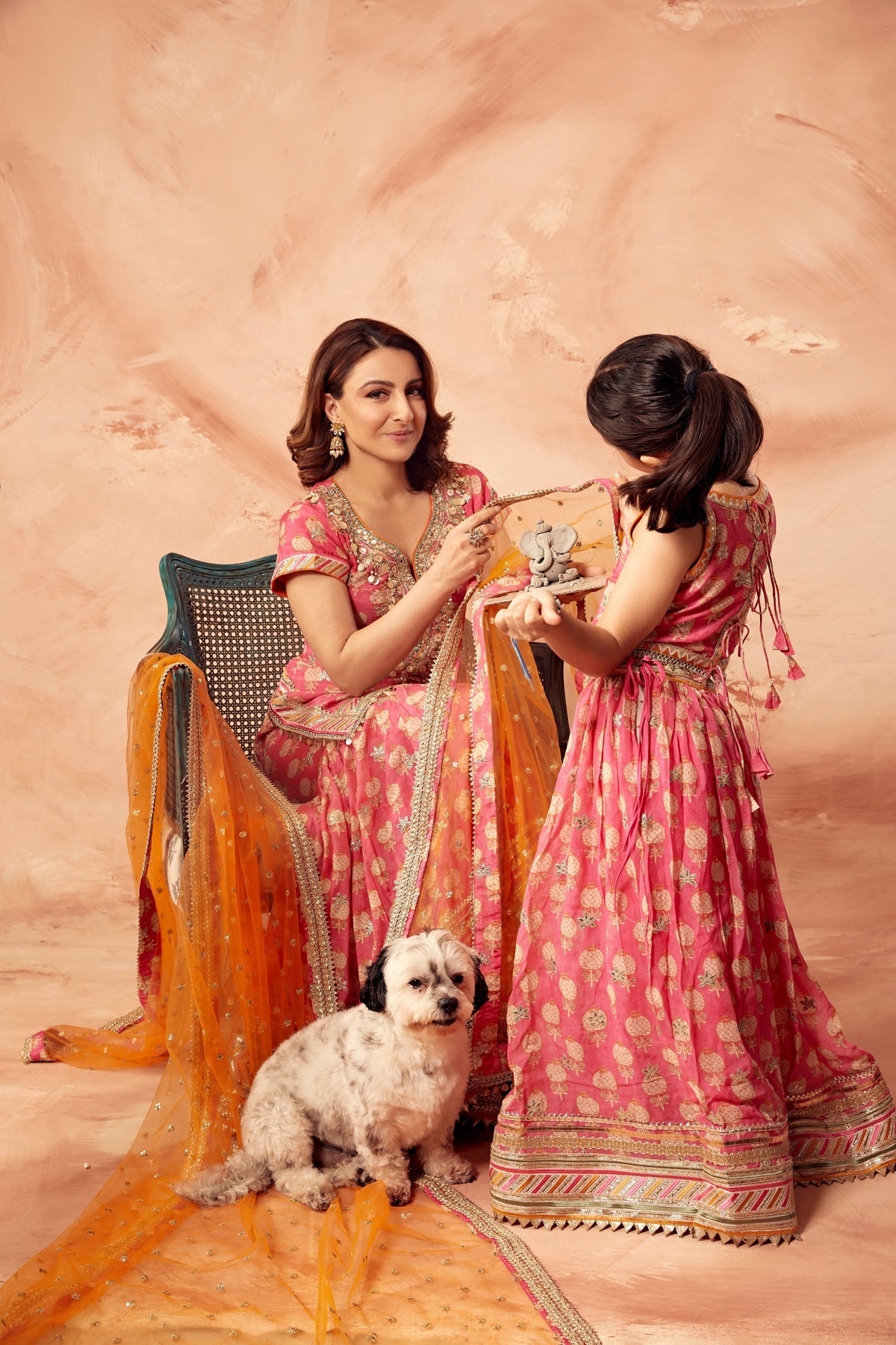 Soha Ali Khan in Sherry Sharara Set