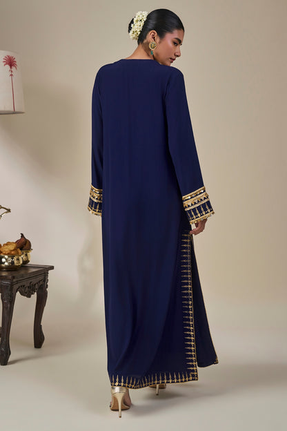 Sapphire Tidal Bloom Kaftan
