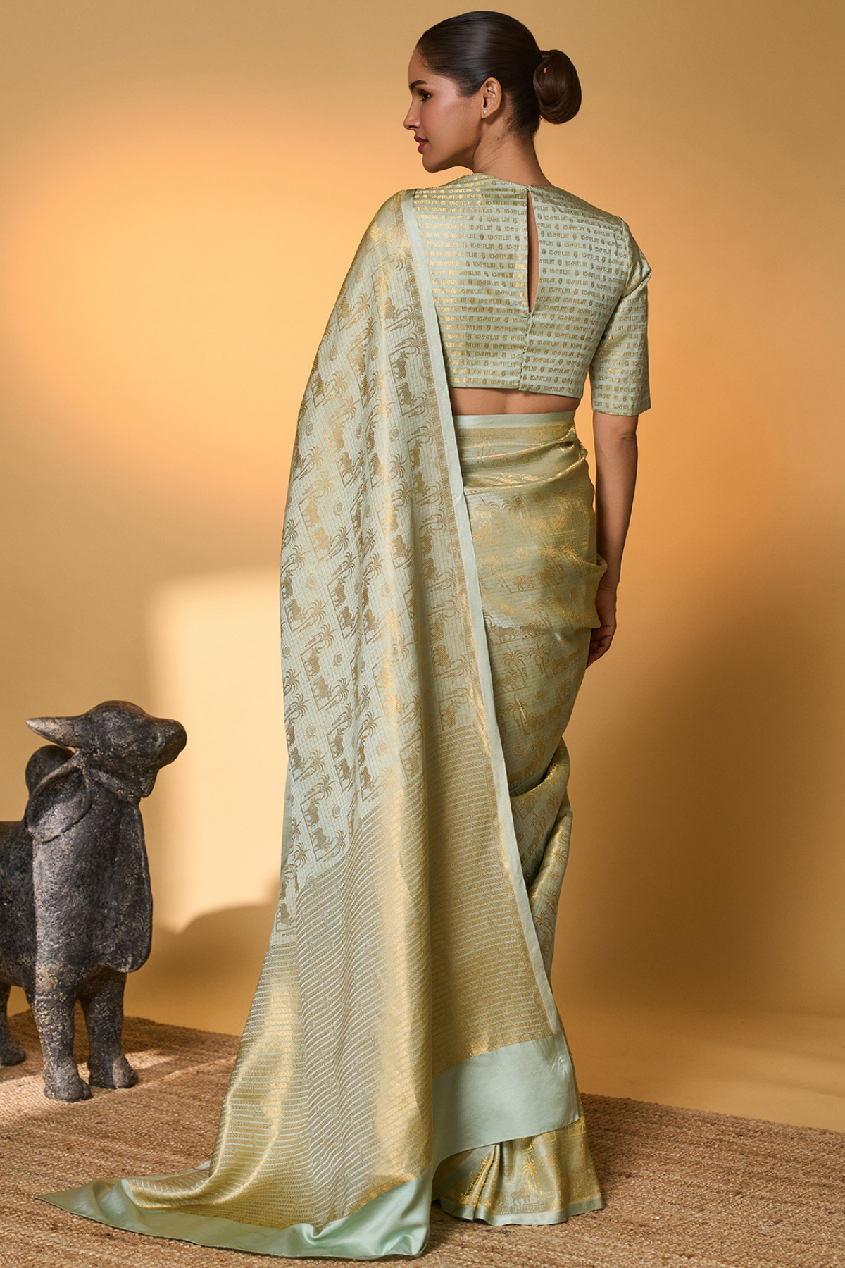 Kashni Chaand Chaukor Saree