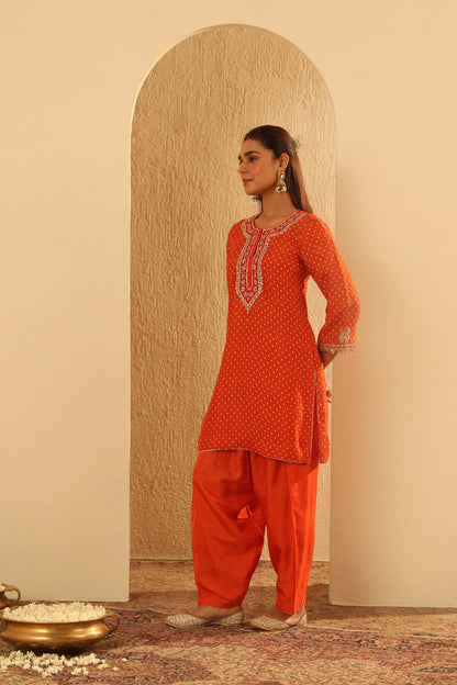 Asma - Short Kurta with Salwar