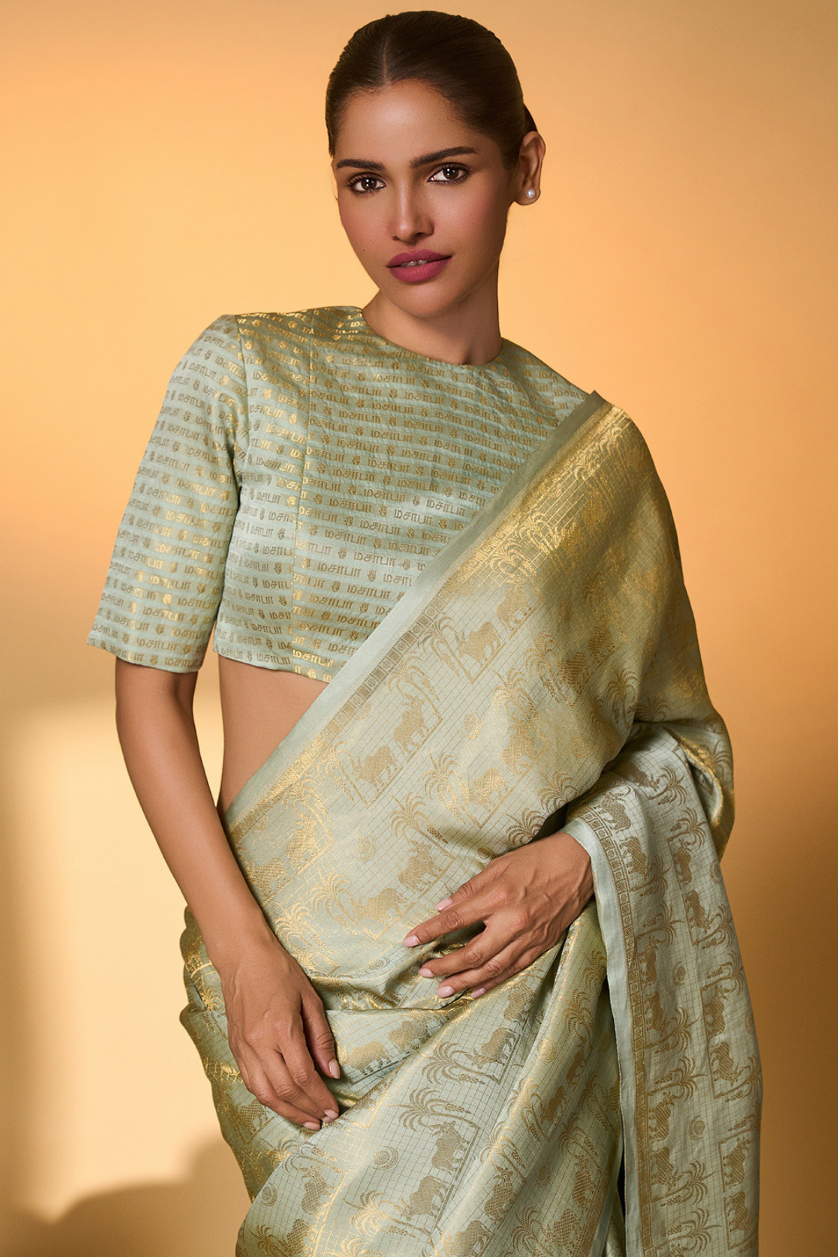 Kashni Chaand Chaukor Saree