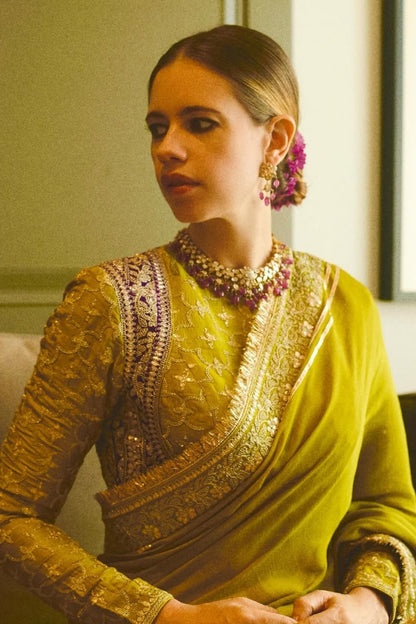 Kalki Koechlin in Nizaam Saree Set